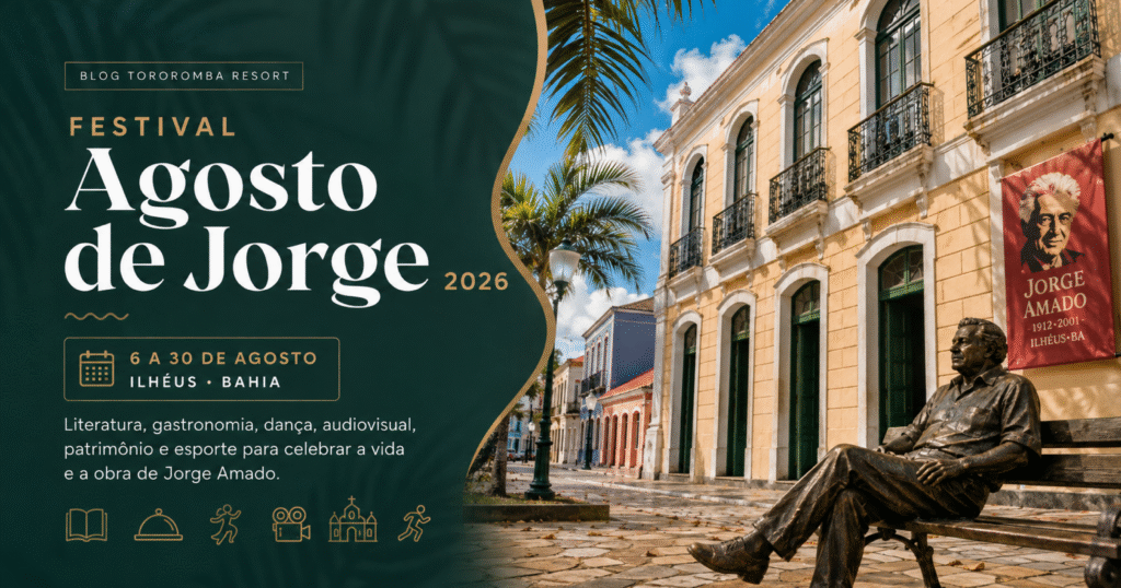O Festival Agosto de Jorge ocupa diferentes espaços da cidade e dá um bom motivo para combinar praia com cultura durante a viagem.