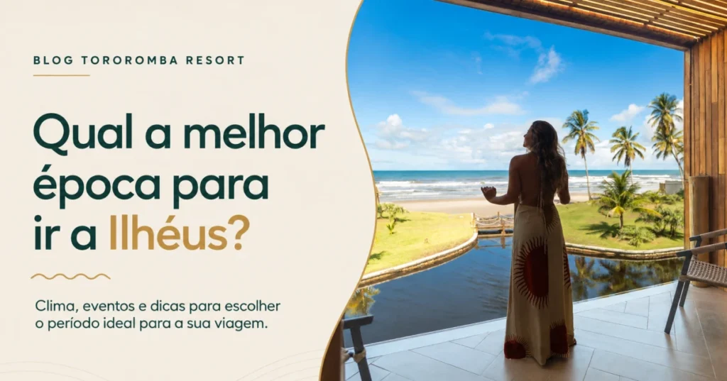 Quem planeja uma viagem costuma procurar uma resposta única: afinal, qual é a melhor época para ir a Ilhéus? A cidade tem clima tropical, temperaturas agradáveis e chuva distribuída ao longo do ano.