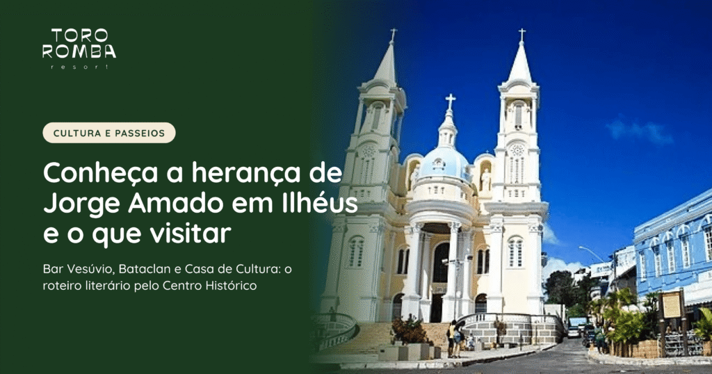 Ilhéus é um dos poucos lugares do Brasil onde dá para entrar num romance. Foi aqui que Jorge Amado passou a infância e encontrou os personagens de "Gabriela, Cravo e Canela".
